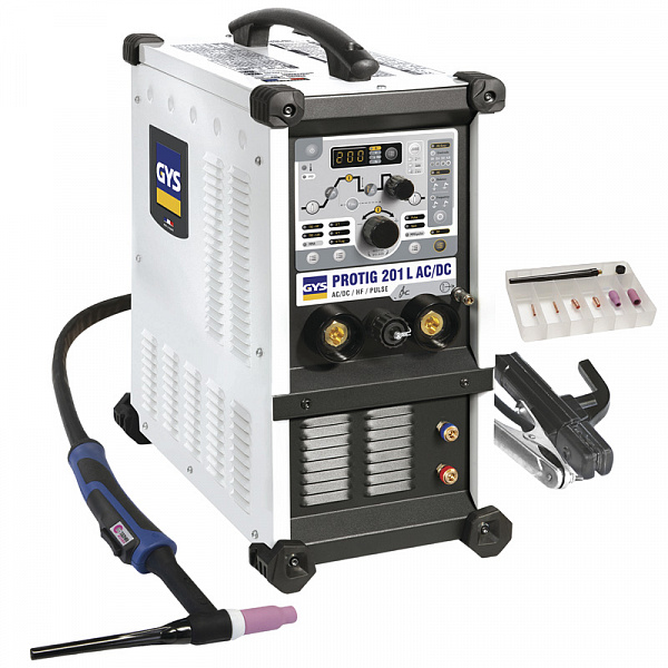 Сварочный инвертор GYS PROTIG 201L AC/DC + SR20DB-4m + MMA KIT Сварочный инвертор GYS PROTIG 201L AC/DC + SR20DB-4m + MMA KIT