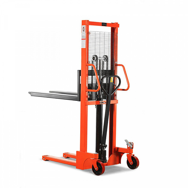 Штабелер гидравлический ручной NOBLELIFT SFH1016AG с раздвижными вилами Штабелер гидравлический ручной NOBLELIFT SFH1016AG с раздвижными вилами
