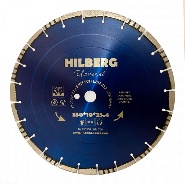 Диск алмазный Hilberg Universal Laser 350 мм Диск алмазный Hilberg Universal Laser 350 мм