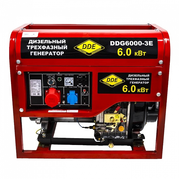 Генератор дизельный DDE DDG6000-3E Генератор дизельный DDE DDG6000-3E