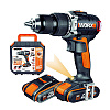 Дрель-шуруповерт ударная аккумуляторная WORX WX373 Дрель-шуруповерт ударная аккумуляторная WORX WX373