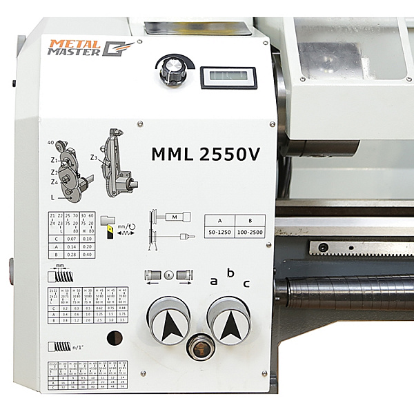 Станок токарный Metal Master MML 2550 V Станок токарный Metal Master MML 2550 V