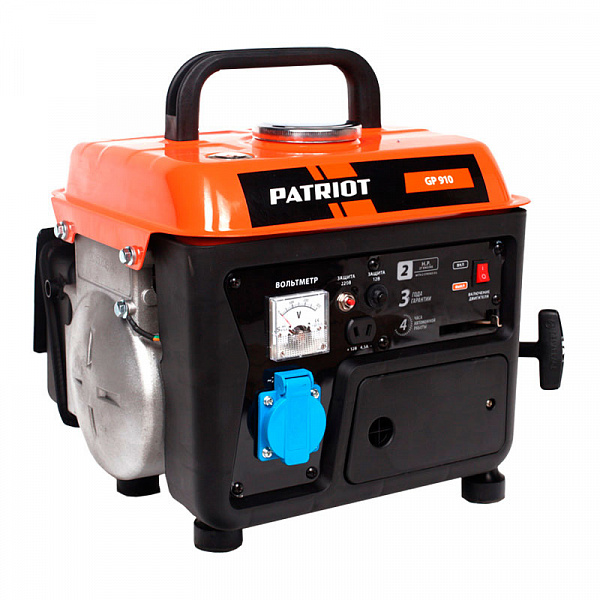 Генератор бензиновый PATRIOT GP 910 Генератор бензиновый PATRIOT GP 910