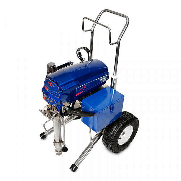 Безвоздушная электрическая окрасочная установка SPT1050L 220V 50 HZ на телеге Безвоздушная электрическая окрасочная установка SPT1050L 220V 50 HZ на телеге