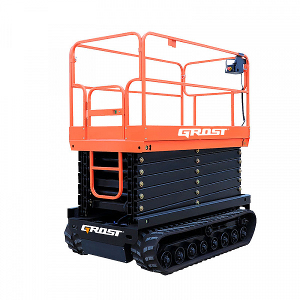 Самоходный ножничный подъёмник GROST Tower Caterpillar 320-9 Самоходный ножничный подъёмник GROST Tower Caterpillar 320-9