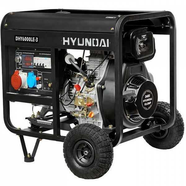 Дизельный генератор HYUNDAI DHY 6000LE-3 Дизельный генератор HYUNDAI DHY 6000LE-3