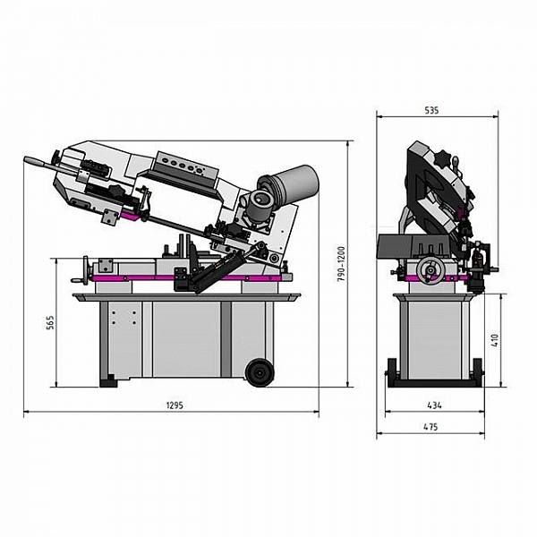 Станок ленточнопильный OPTIMUM OPTIsaw SD 200G Станок ленточнопильный OPTIMUM OPTIsaw SD 200G