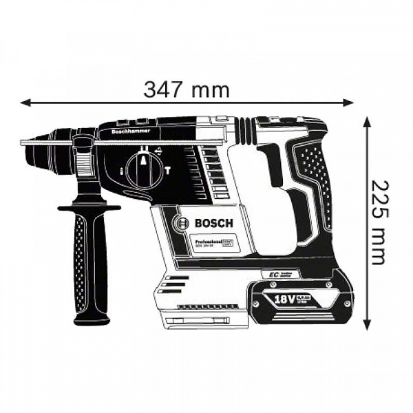 Перфоратор аккумуляторный Bosch GBH 18V-26 611909000 Перфоратор аккумуляторный Bosch GBH 18V-26 611909000
