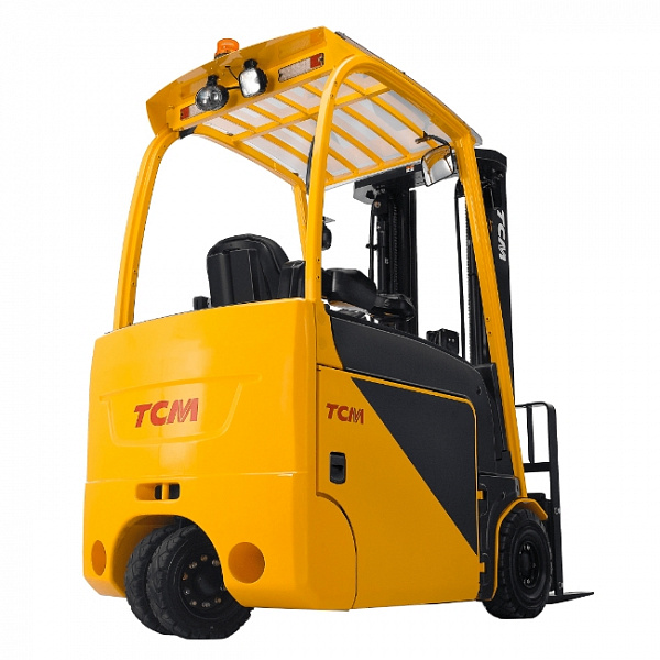 Трехопорный электрический вилочный погрузчик TCM FTB18-E2L Трехопорный электрический вилочный погрузчик TCM FTB18-E2L